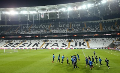 Η προπόνηση του Ολυμπιακού στην Vodafone Arena