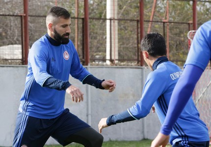 Εικόνες από την προπόνηση