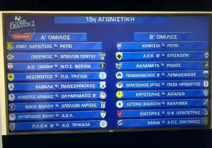 Super League 2: Όλο το πρόγραμμα του Ολυμπιακού Β’ (photos)