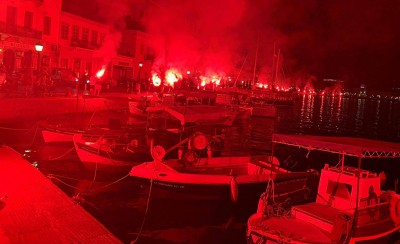 «Η Λακωνία είναι κατακόκκινη» (photo)